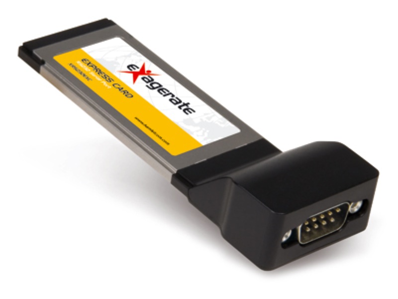 Hamlet Scheda ExpressCard RS232 cavo seriale 9 pin Maschio-Femmina incluso