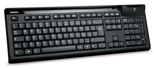 Hamlet Smart Card Keyboard tastiera usb professionale con lettore smart card integrato