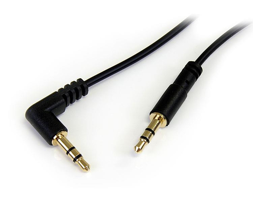 StarTech.com Cavo audio stereo da slim 3,5 mm ad angolare destro 30 cm - M/M