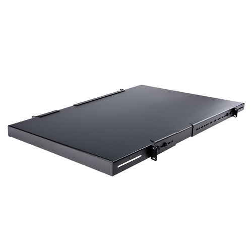 StarTech.com Ripiano per montaggio a rack regolabile 1U - Robusto ripiano per armadio server rack fisso - 80 kg