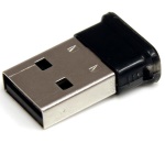 Startech.Com - StarTech.com Adattatore Mini USB Bluetooth 2.1 - Adattatore di rete wireless EDR Classe 1, Senza fili, USB, Bluetooth, 3 Mbit/s, Nero
