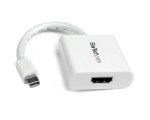 Startech.Com - StarTech.com Convertitore adattatore video Mini DisplayPort a HDMI - Bianco, 0,12 m, Mini-DisplayPort, HDMI, Maschio, Femmina, Dritto