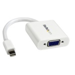 Startech.Com - StarTech.com Adattatore convertitore video Mini DisplayPort a VGA - Bianco, 0,12 m, 1920 x 1200 Pixel, 1080p, Bianco, Convertitore video attivo, CE, FCC, REACH