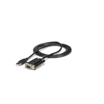 StarTech.com Cavo adattatore seriale DCE 1 porta USB a RS232 DB9 null modem con FTDI