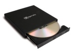 HAMLET - Hamlet External Slim DVD Writer masterizzatore DVD usb 2.0 Dual Layer, Nero, 2 MB, 300 g, AC 100-240V, DL DVD±R, DVD±R/RW & CD-R/RW, 135 x 137 x 17 mm
