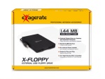 HAMLET - Hamlet X-Floppy lettore dischetti floppy Usb, 12 Mbit/s, USB 1.1, Windows 98/2000/ME/XP Mac OS 8.6 +, 245 g, 101 x 155 x 17 mm, 1,44 MB