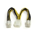 Startech.Com - StarTech.com Cavo splitter alimentazione PCI Express 15 cm, 0,1524 m, Maschio, Femmina, 34 g, 125 mm, 225 mm