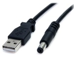 Startech.Com - StarTech.com Cavo di alimentazione USB a spina 5,5mm - Connettore barrel Jack di tipo M - 5V DC - 91 cm, 0,9 m, USB A, Barrel type M