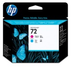 HP - HP Testina di stampa magenta e ciano 72, 1 pz