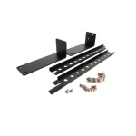 Startech.Com - StarTech.com Staffe per montaggio a rack 1U per switch KVM (serie SV431), Staffa di supporto, Nero, 1U, CE, REACH, StarTech.com SV431, 220 mm