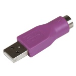 Startech.Com - StarTech.com Adattatore di ricambio PS/2 a USB - Convertitore sostitutivo per tastiera da PS/2 a USB F/M, USB A, PS/2, Viola
