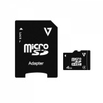 Axpro - V7 Micro Scheda SDHC Classe 4 DA 4GB + Adattatore, 4 GB, MicroSDHC, Classe 4, 10 MB/s, 4 MB/s, Nero