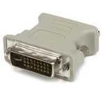 Startech.Com - StarTech.com Adattatore DVI a VGA - Cavo Convertitore DVI a VGA - Maschio / Femmina - Nero, DVI-I, VGA, Maschio/Femmina, Beige