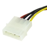 Startech.Com - StarTech.com Cavo Adattatore di alimentazione Molex a SATA 4 - Connettore interno alimentazione Molex SATA a 4 pin da 15 cm, 0,152 m, Molex (4-pin), SATA a 15 pin, Maschio, Dritto, Dritto