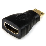 Startech.Com - StarTech.com Adattatore convertitore HDMI a mini HDMI - HDMI femmina a HDMI maschio per camera o TV ad HD, Mini HDMI, HDMI, Maschio/Femmina, Nero
