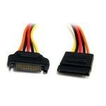 Startech.Com - StarTech.com Cavo estensione di alimentazione SATA 15 pin 30 cm, 0,3048 m, SATA a 15 pin, SATA a 15 pin, Maschio/Femmina, Dritto, Dritto