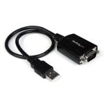 Startech.Com - StarTech.com Cavo adattatore DB9 USB a seriale RS-232 30 cm, con interfaccia COM, Nero, CE, FCC, 70 g, 145 mm, 175 mm, 30 mm