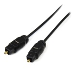 Startech.Com - StarTech.com Cavo audio digitale ottico SPDIF Toslink sottile 4,5 m, TOSLINK, Maschio, TOSLINK, Maschio, 4,6 m, Nero