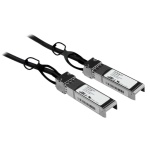 Startech.Com - StarTech.com Cisco SFP-H10GB-CU1M Compatible SFP+ 10-Gigabit Ethernet (10GbE) Passive Direct-Attach Twinax Cable - 1 m, 1 m, SFP+, SFP+