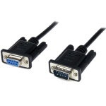 Startech.Com - StarTech.com Cavo seriale null modem DB9 RS232 nero 1 m - F/M, Nero, 1 m, DB-9, DB-9, Maschio/Femmina, 81 g