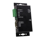 Startech.Com - StarTech.com Adattatore seriale 1 porta USB a RS-422/RS-485 in metallo per industria con isolamento, USB B, RS-422/485, Maschio/Femmina, 1,8 m, Nero