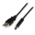 Startech.Com - StarTech.com Cavo di alimentazione USB a barilotto tipo N 1 m 5 V CC - USB A a CC 5,5 mm, 1 m, USB A, Barrel type N