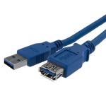 Startech.Com - StarTech.com Cavo di prolunga USB 3.0 SuperSpeed da 1 m A ad A blu - M/F, 1 m, USB A, USB A, 3.2 Gen 1 (3.1 Gen 1), 5000 Mbit/s, Blu