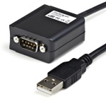 Startech.Com - StarTech.com Cavo adattatore seriale professionale USB RS422/485 da 1,80 m con interfaccia COM, DB9 M, USB-A FM, 1,8 m, Nero