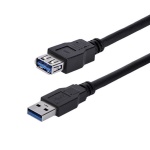 Startech.Com - StarTech.com Cavo di prolunga USB 3.0 SuperSpeed da 1 m A ad A nero - M/F, 1 m, USB A, USB A, 3.2 Gen 1 (3.1 Gen 1), 5000 Mbit/s, Nero