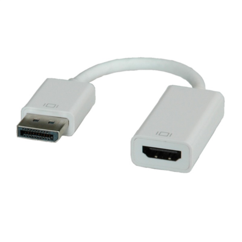 ROLINE DisplayPort-HDMI Adapter 0,15 m Bianco