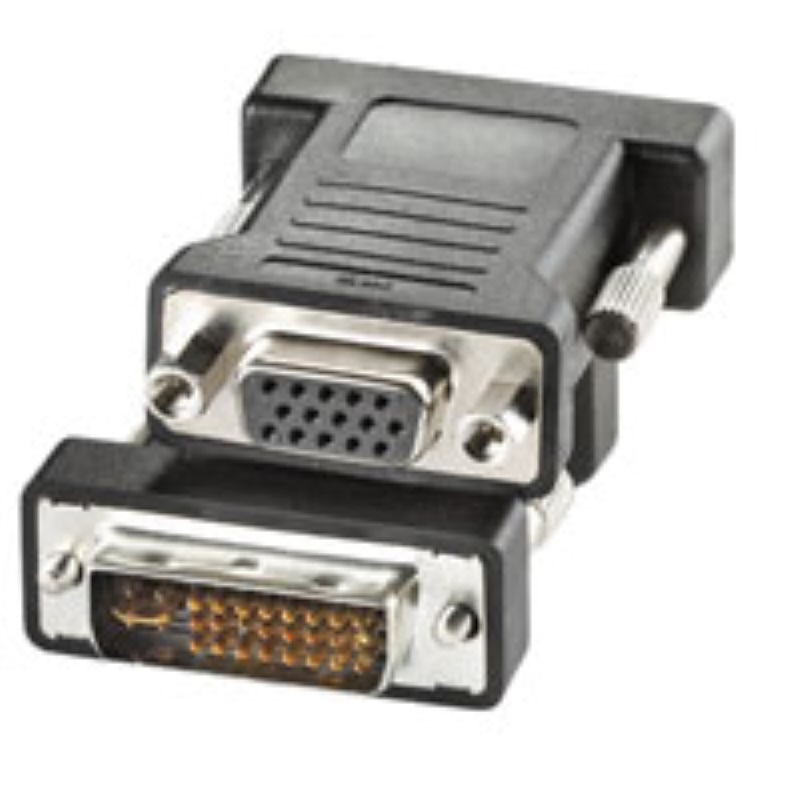 ROLINE DVI-VGA Adapter, DVI M - HD15 F Nero