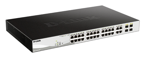 D-Link DGS-1210-24P switch di rete L2 Gigabit Ethernet (10/100/1000) Nero