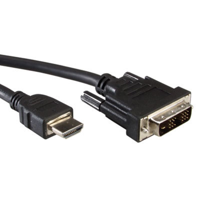 Value DVI (18+1)/HDMI 2m DVI-D Nero