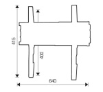ITB - Supporto monitor parete Itb Economy Staffa Economy fissa OM06144