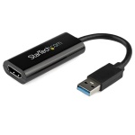 Startech.Com - StarTech.com Adattatore scheda video esterna multi-monitor USB 3.0 slim a HDMI - 1920x1200/1080p, 3.2 Gen 1 (3.1 Gen 1), USB tipo A, Uscita HDMI, 1920 x 1200 Pixel
