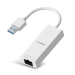 Edimax - Edimax EU-4306, USB 3.2 Gen 1 (3.1 Gen 1) Type-A, 5000 Mbit/s, Bianco, LAN, Potenza, USB, FCC, CE, IEEE 802.1Q,IEEE 802.1x,IEEE 802.3,IEEE 802.3ab,IEEE 802.3az,IEEE 802.3u