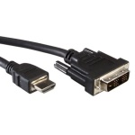 ITB - Value DVI (18+1)/HDMI 2m, 2 m, HDMI, DVI-D, Nero, Maschio/Maschio