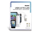 HAMLET - Hamlet Adattatore USB 2.0 to Lan velocità di trasferimento fino a 10/100 Mbps, Cablato, USB, Ethernet, 100 Mbit/s, Bianco