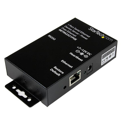 StarTech.com Convertitore seriale Ethernet RS-232 a 1 porta - PoE Power Over Ethernet