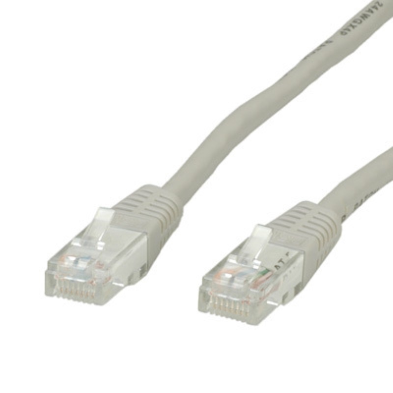 Value 21.99.0901 cavo di rete Grigio 1 m Cat6 U/FTP (STP)