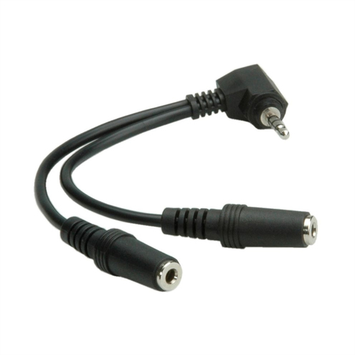 ROLINE 11.09.4441 cavo audio 0,15 m 3.5mm 2 x 3.5mm Nero