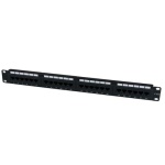 Startech.Com - StarTech.com Patch Panel Cat 6 a 24 porte 1U - Pannello di cablaggio per rete Cat6, RJ-45, Nero, Montaggio a rack, 1U, CE, ETl, UL, -10 - 60 °C