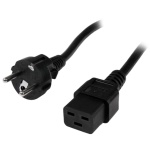 Startech.Com - Cavo alimentazione Startech.Com PXTEUC192M Schuko EU a C19 Black