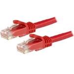 Startech.Com - StarTech.com Cavo patch antigroviglio UTP RJ45 Cat6 Gigabit 3 m rosso - Cavo patch 3 m, 3 m, Cat6, U/UTP (UTP), RJ-45, RJ-45