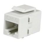 Startech.Com - StarTech.com Accoppiatore di rete jack Keystone RJ45 Cat 6 bianco - F/F, Piatto, Bianco, RJ-45, RJ-45, Femmina, Femmina