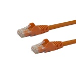 Startech.Com - StarTech.com Cavo di rete Cat 6 - Cavo Patch Ethernet Gigabit arancione antigroviglio da 2m, 2 m, Cat6, U/UTP (UTP), RJ-45, RJ-45