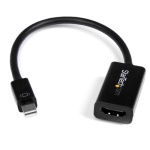 Startech.Com - StarTech.com Adattatore mini DisplayPort a HDMI 4k a 30Hz - Convertitore audio / video attivo mDP 1.2 a HDMI 1080p per MacBook Air / Mac Book Pro, 0,15 m, 3840 x 2160 Pixel, 720p,1080p,2160p, 30 Hz, Nero, Convertitore video attivo