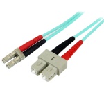 Startech.Com - StarTech.com Cavo patch duplex LSZH fibra multimod. 50/125 2 m 10 Gb Aqua LC-SC, 2 m, OM3, LC, SC