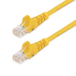 Startech.Com - StarTech.com Cavo di rete CAT 5e - Cavo Patch Ethernet RJ45 UTP Giallo da 1m antigroviglio, 1 m, Cat5e, U/UTP (UTP), RJ-45, RJ-45