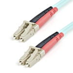 Startech.Com - StarTech.com Cavo di rete patch Duplex in fibra ottica multimodale LSZH 50/125 da 10 Gb 1m LC-LC - acqua, 1 m, OM3, LC, LC